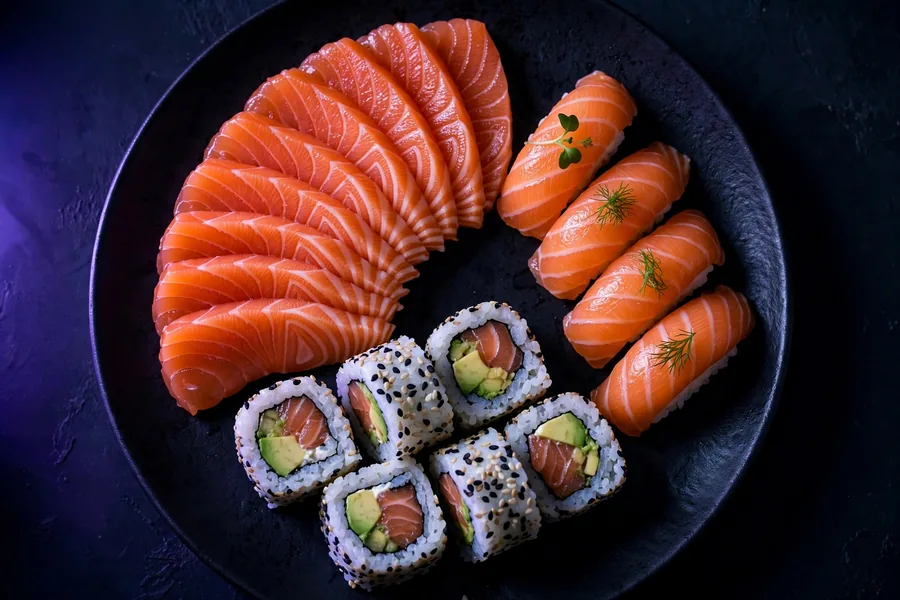 A salmon platter