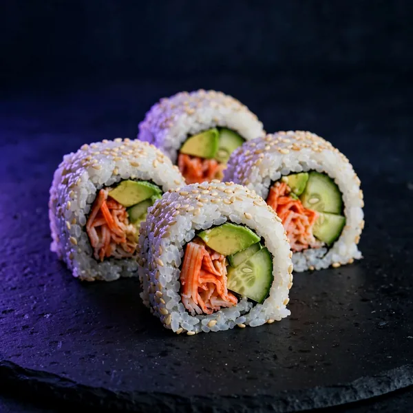 California roll pieces